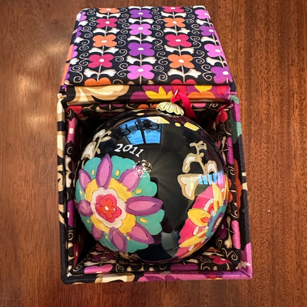 Suzani Vera Bradley Holiday Ornament